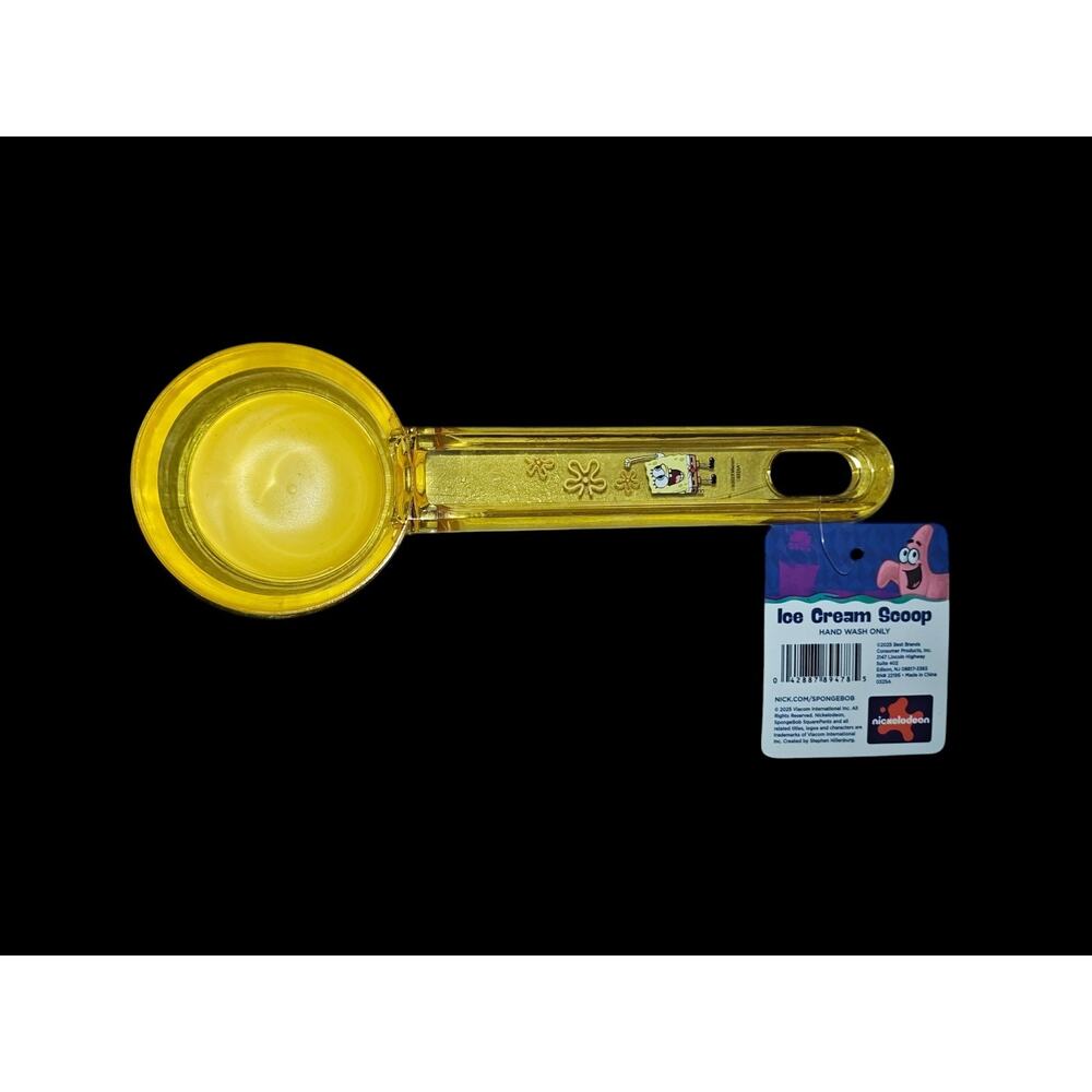 Best Brands SpongeBob Ice Cream Scoop Plastic New With Tags